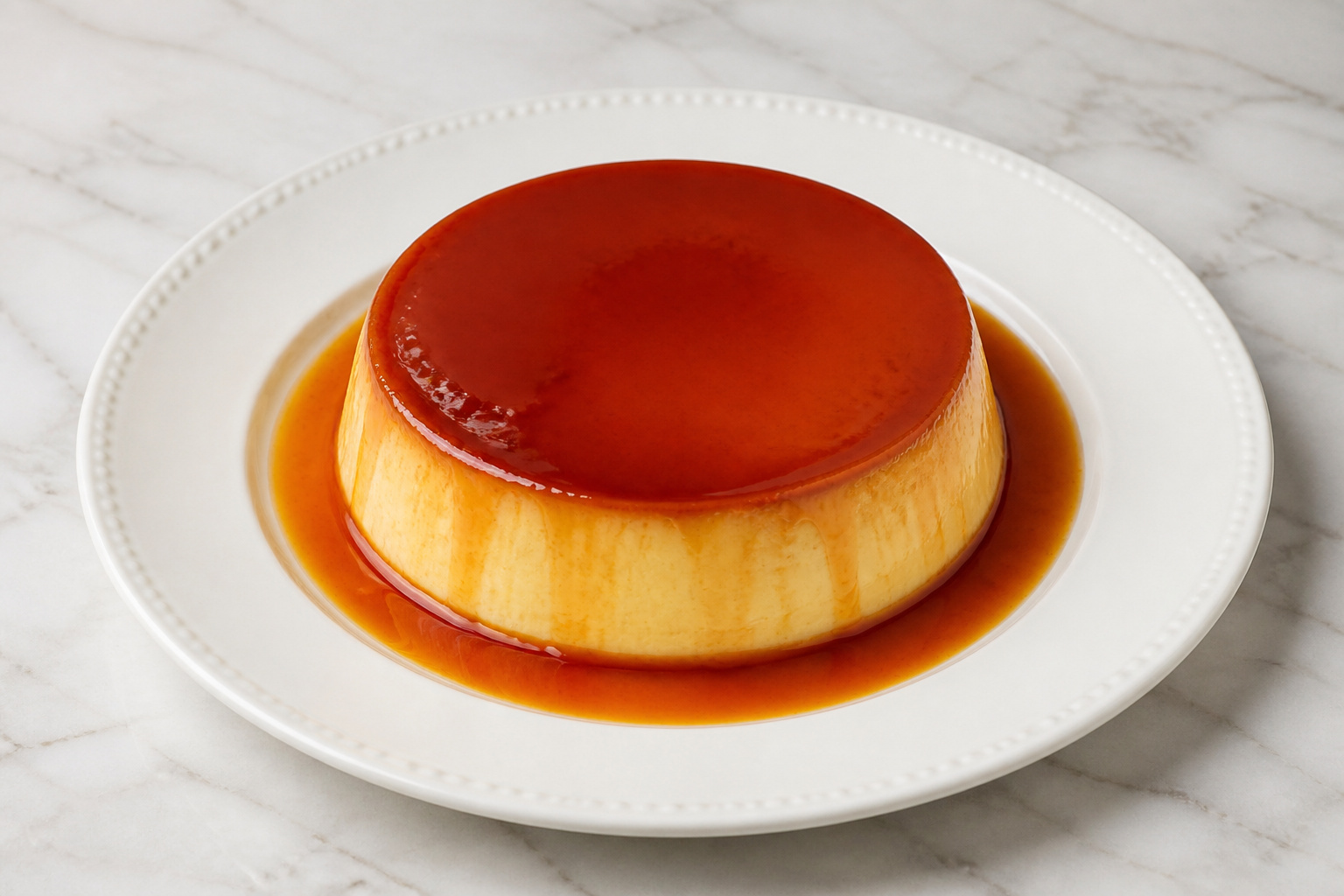 Flan au caramel parfait
