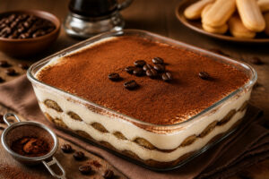 Tiramisu maison delice au cafe