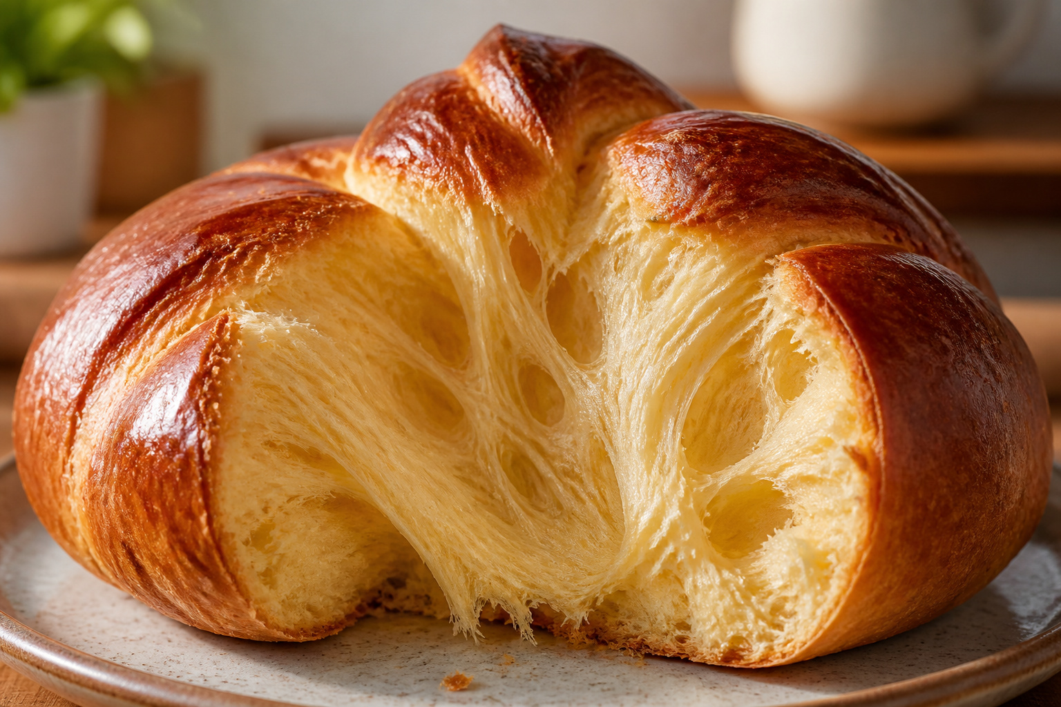 Brioche doree et aerienne