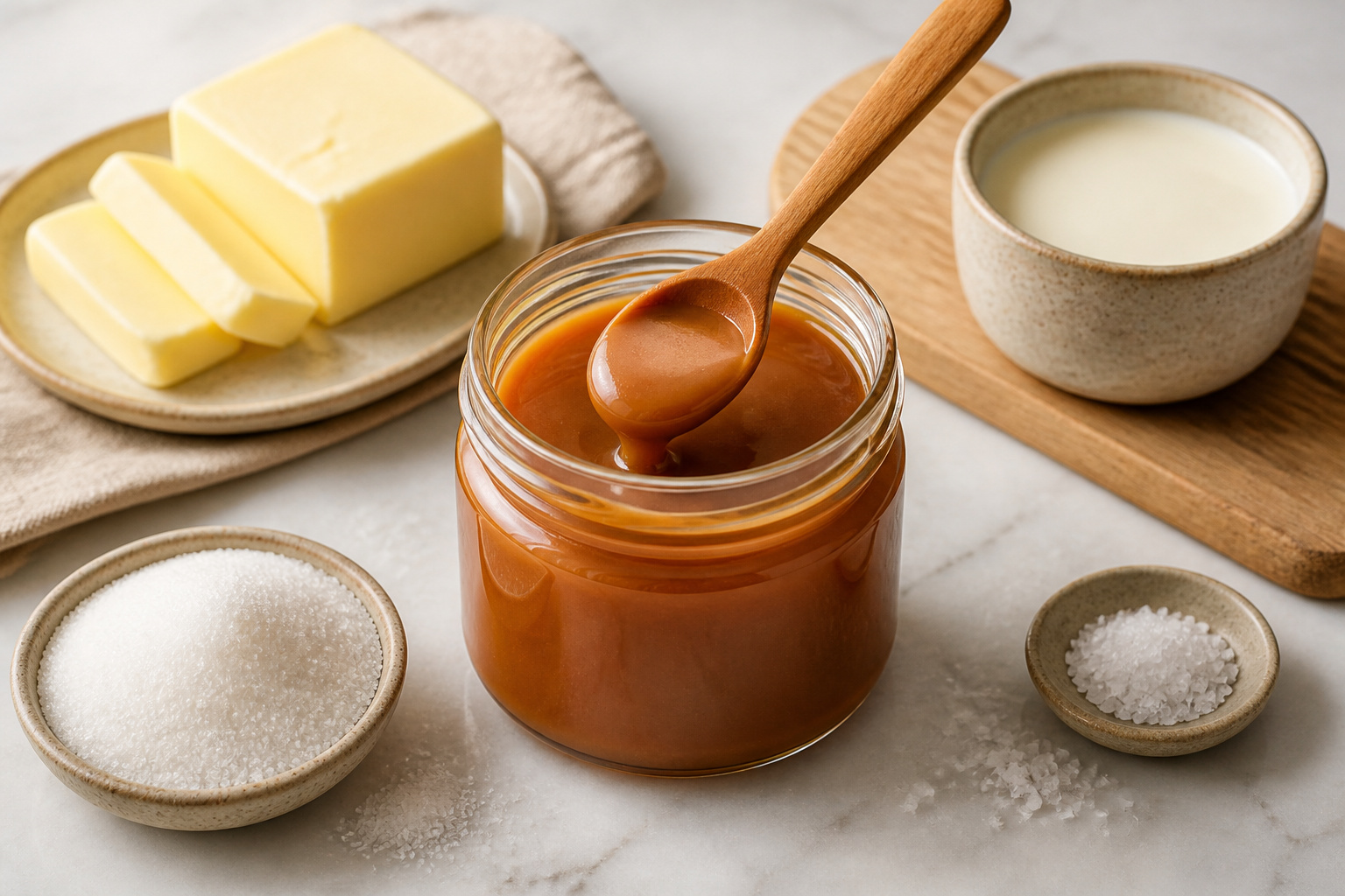 Caramel dore fait maison