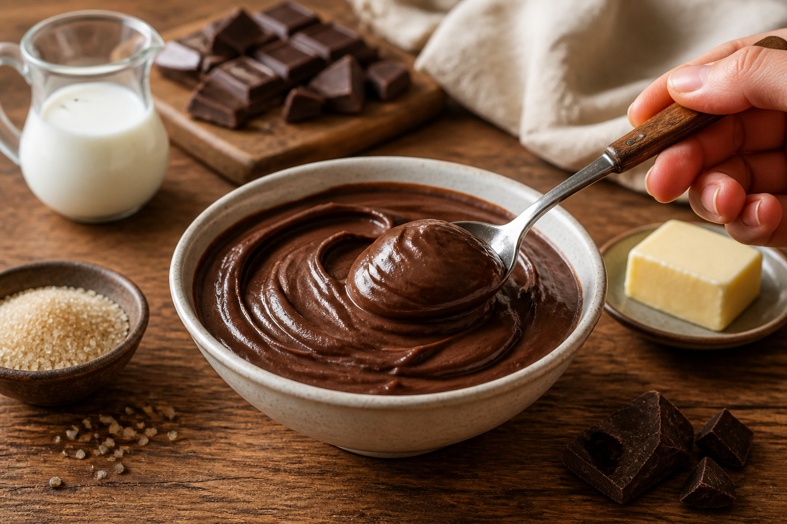 Creme au chocolat onctueuse